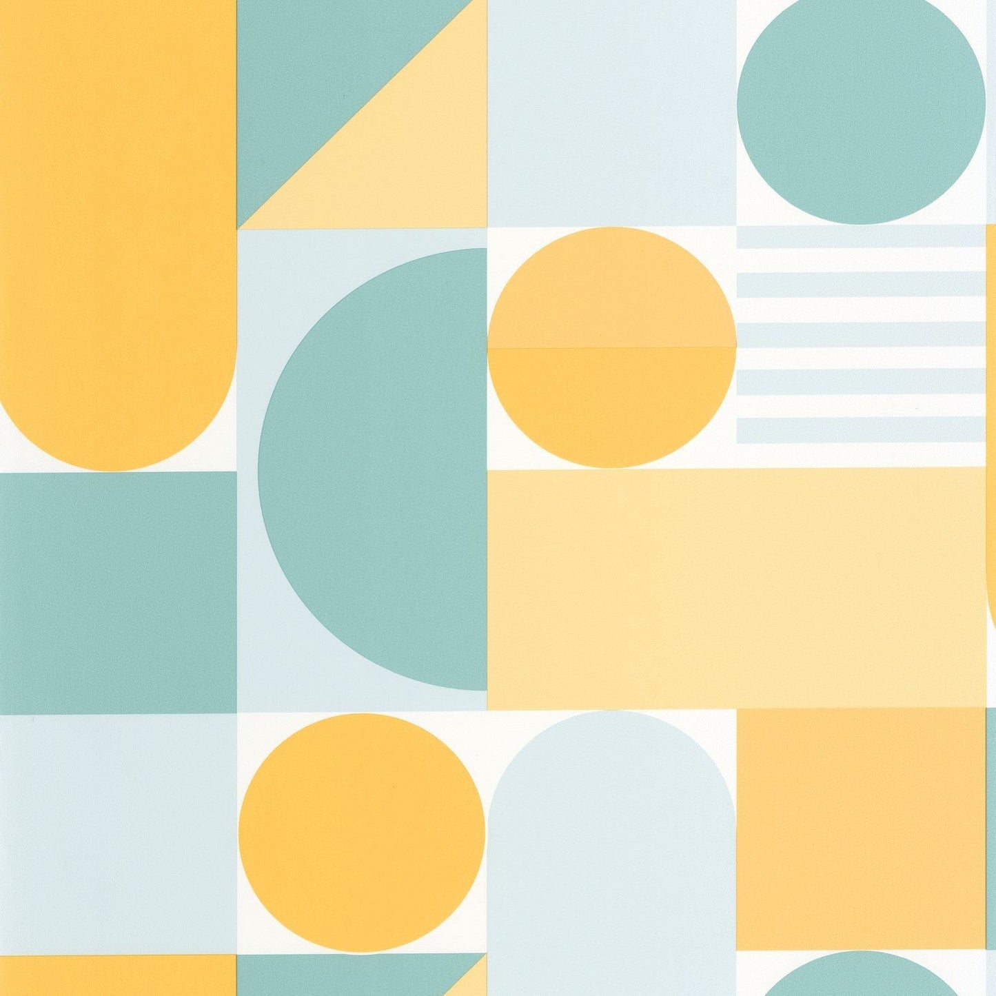 Limit Wallpaper - Bleu Jaune - Caselio - 105056276