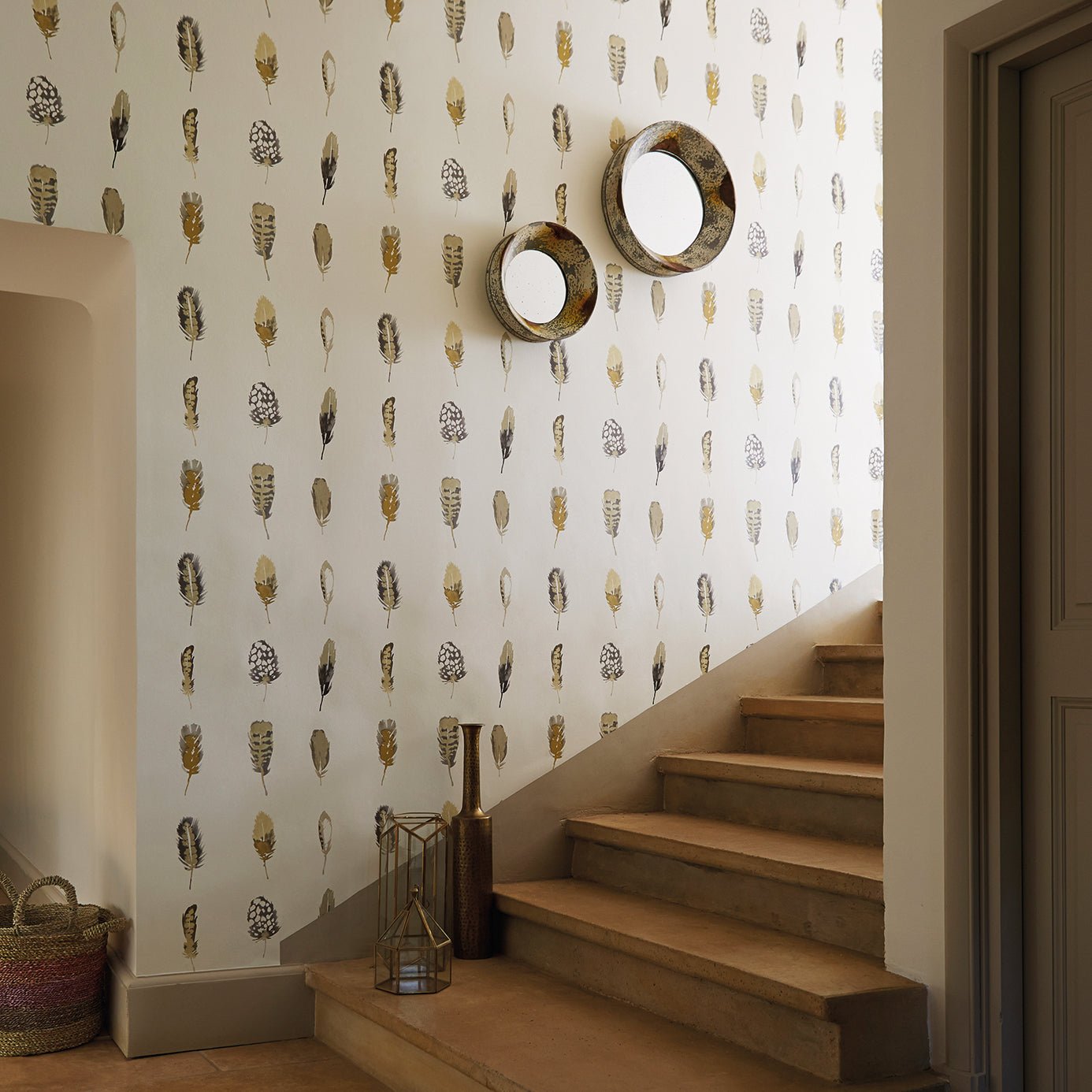 Limosa Wallpaper - Lagoon / Zest / Gooseberry - Harlequin - HAMA111074