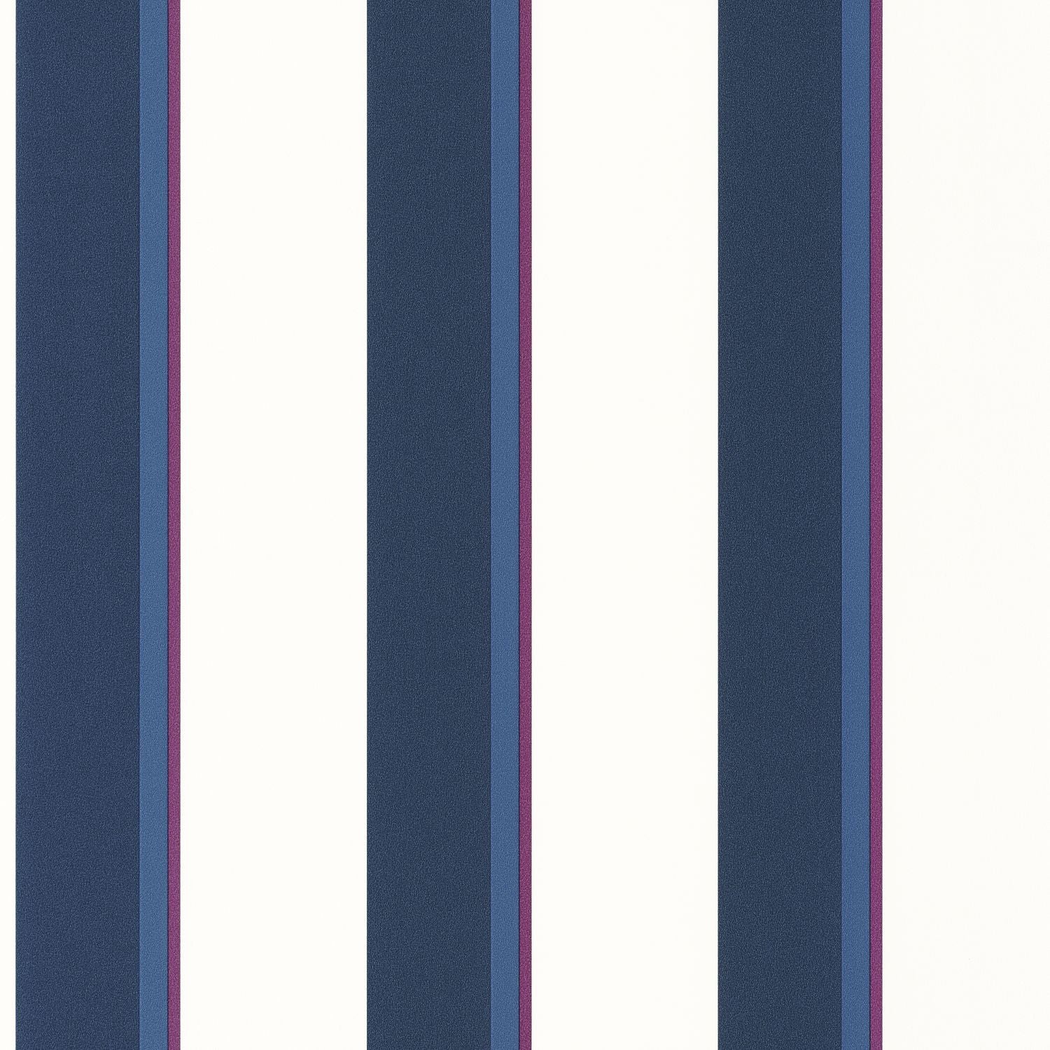 Linear Wallpaper - Bleu Aubergine - Caselio - 105530564