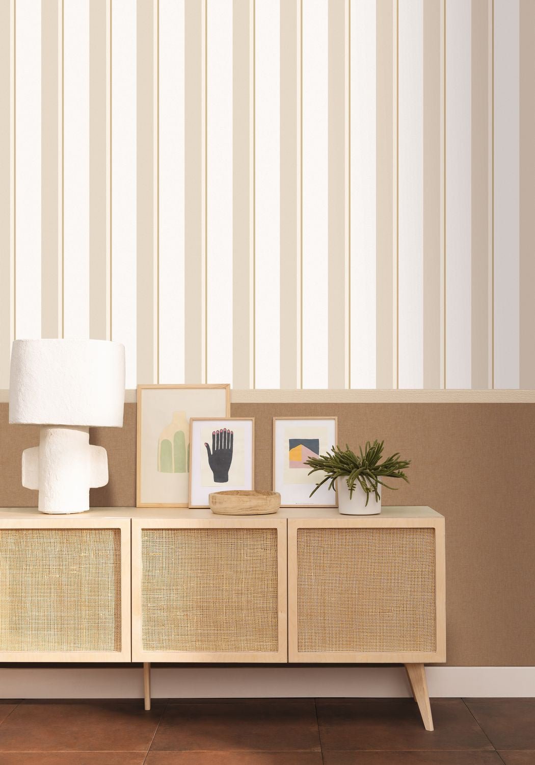 Linear Wallpaper - Beige - Caselio - 105530187