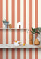 Linen Lines Wallpaper - Corail - Caselio - 104044024