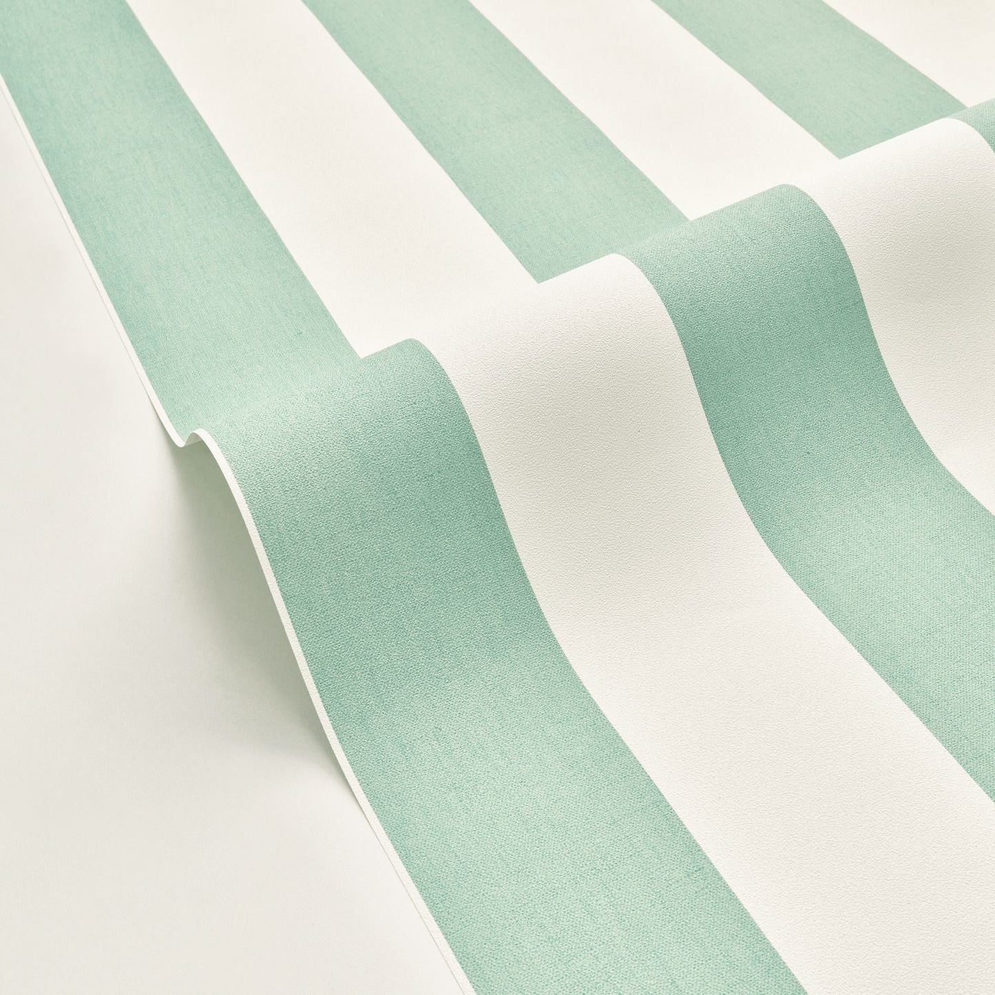 Linen Lines Wallpaper - Vert Menthe - Caselio - 104047100