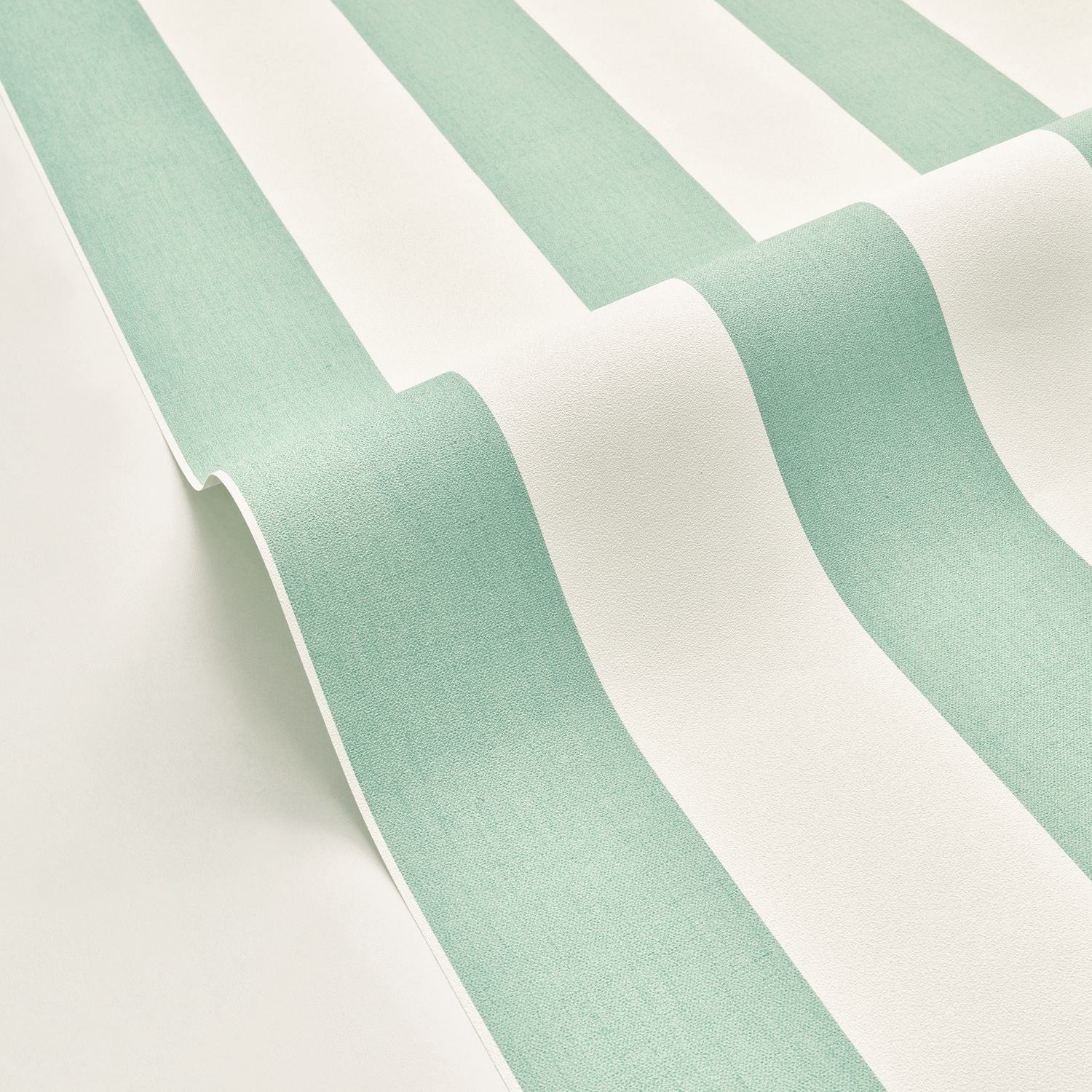 Linen Lines Wallpaper - Vert Menthe - Caselio - 104047100
