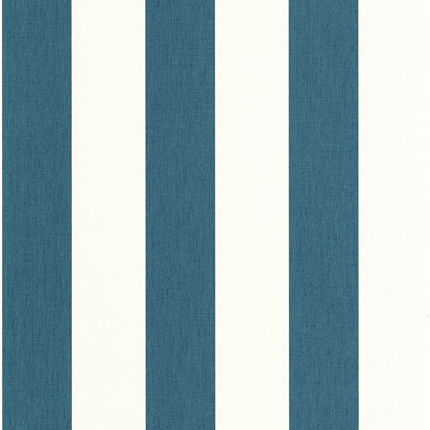 Linen Lines Wallpaper - Bleu Canard - Caselio - 104046023