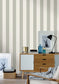 Linen Lines Wallpaper - Gris Tourterelle - Caselio - 104049169