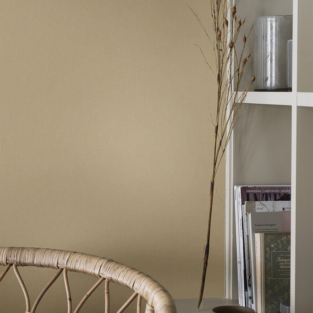 Linen Wallpaper - Oat - Boråstapeter - 4323 - Premier Wallcovering