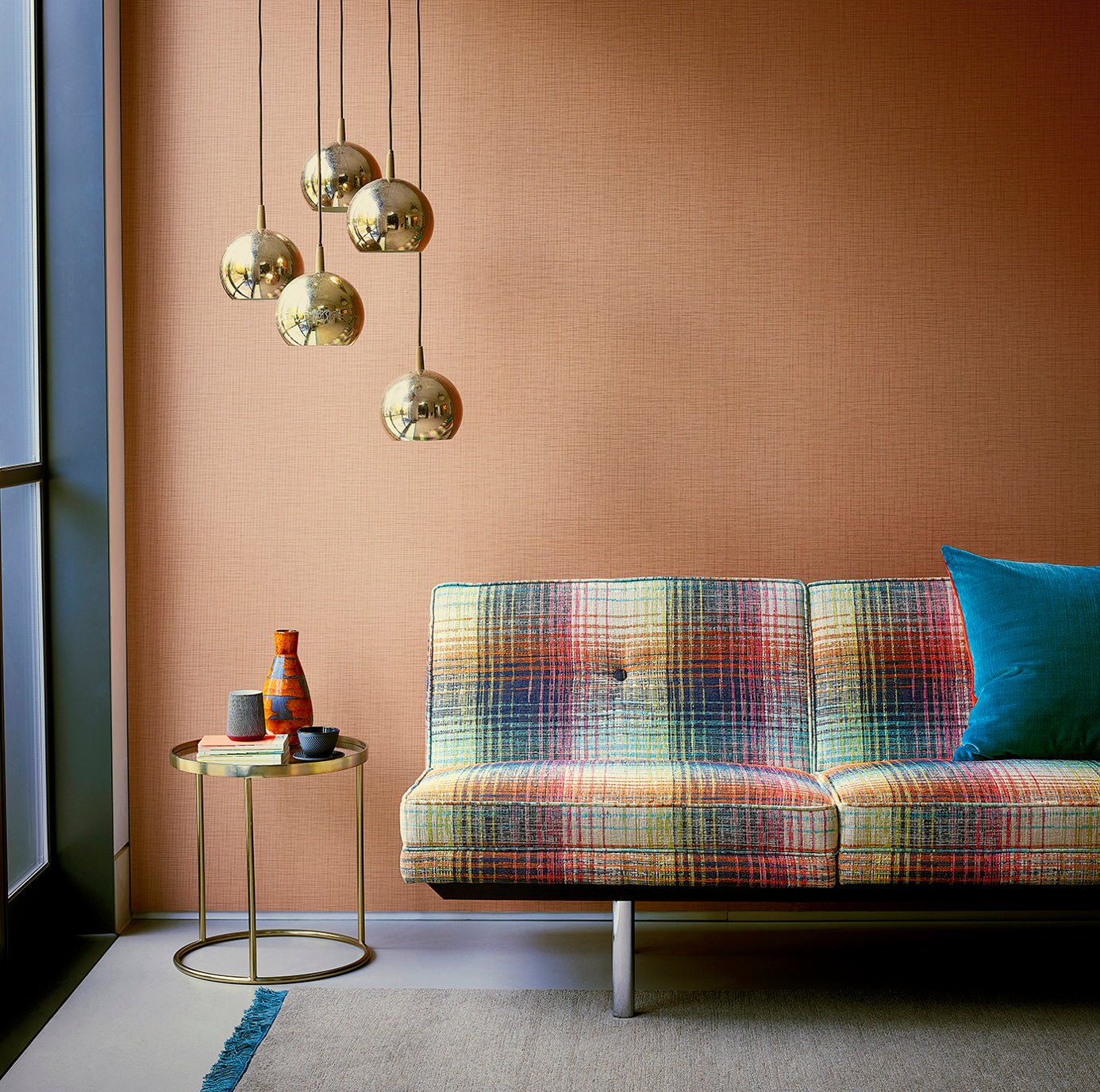 Lint Wallpaper - Nickle - Harlequin - HTWW112094