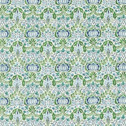 Little Chintz Fabric - Nettle/Woad - Morris & Co - 227250 - Premier Wallcovering