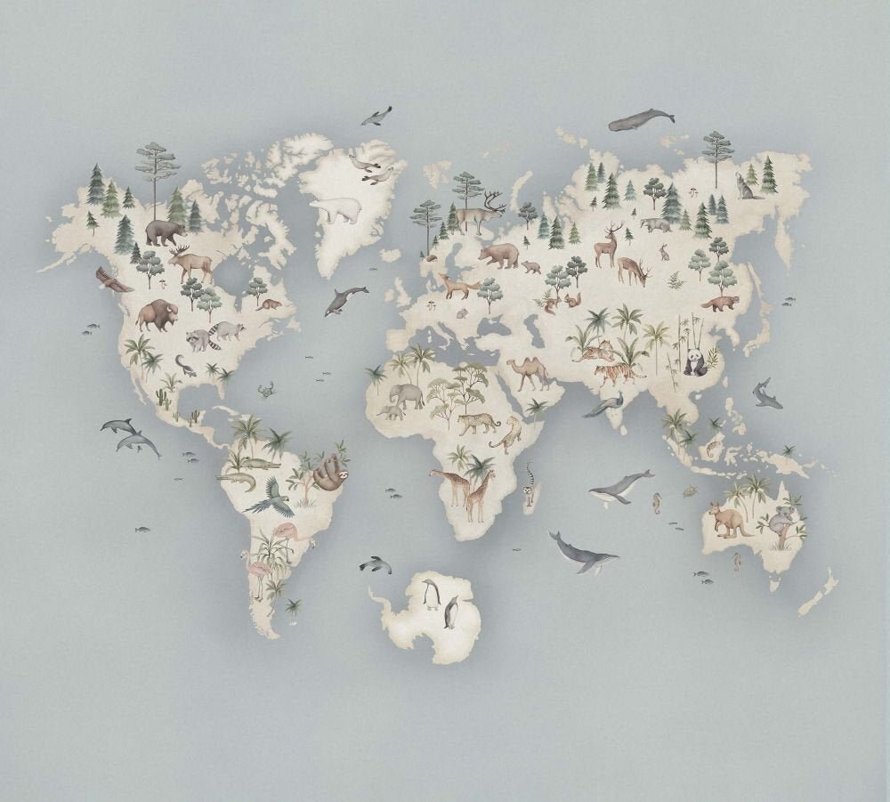 Little Explorer Wall Mural - Multi - Boråstapeter - 6946 - Premier Wallcovering