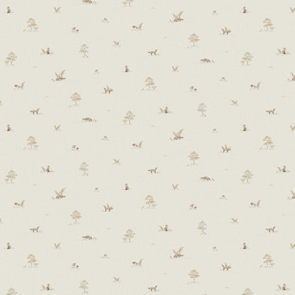 Little Fox Wallpaper - Cream - Boråstapeter - 6923 - Premier Wallcovering