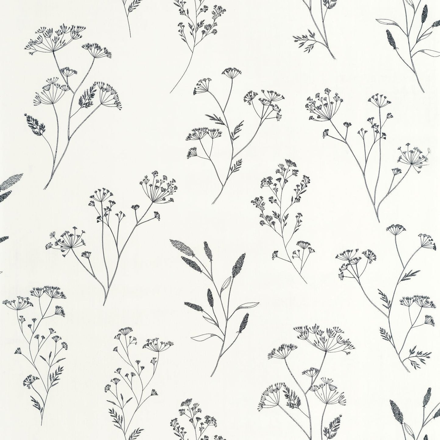 Little Graminea Wallpaper - Noir blanc - Caselio - 106680928