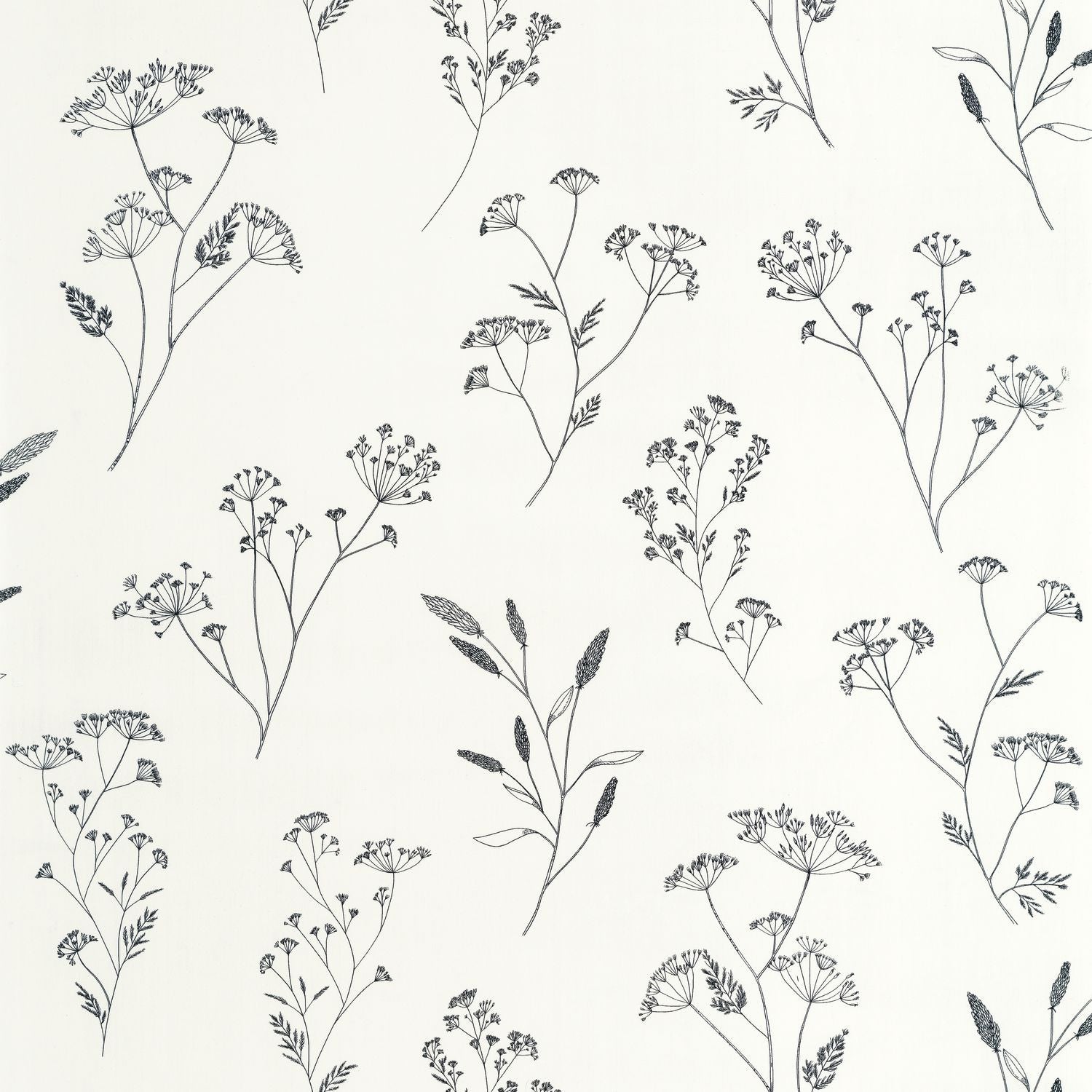Little Graminea Wallpaper - Noir blanc - Caselio - 106680928