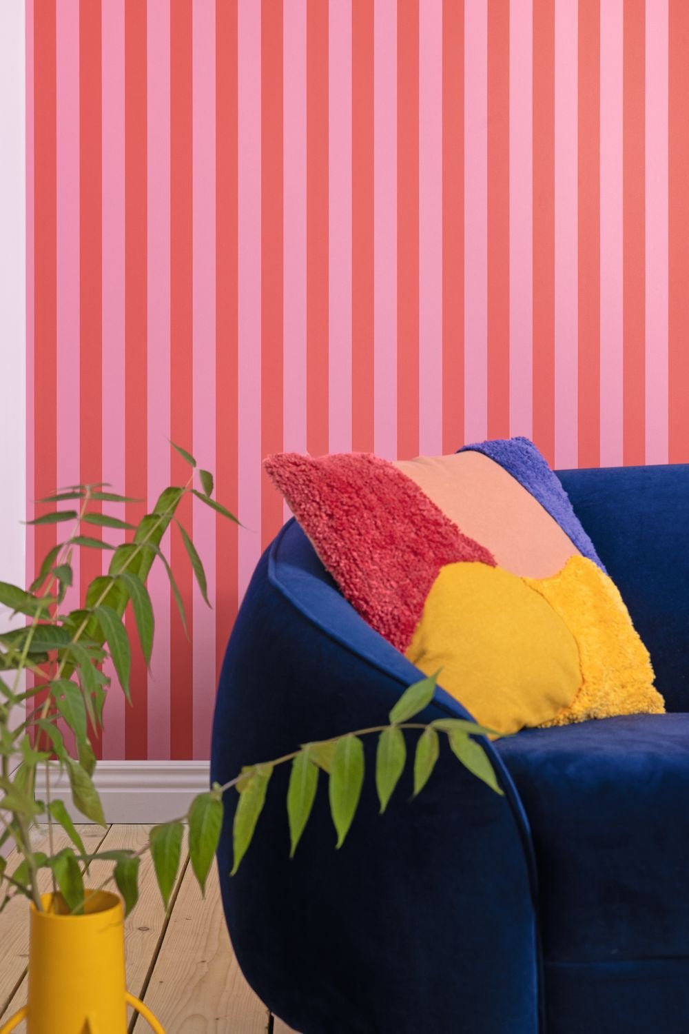 Little Lines Wallpaper - Rose Corail - Caselio - 104034140