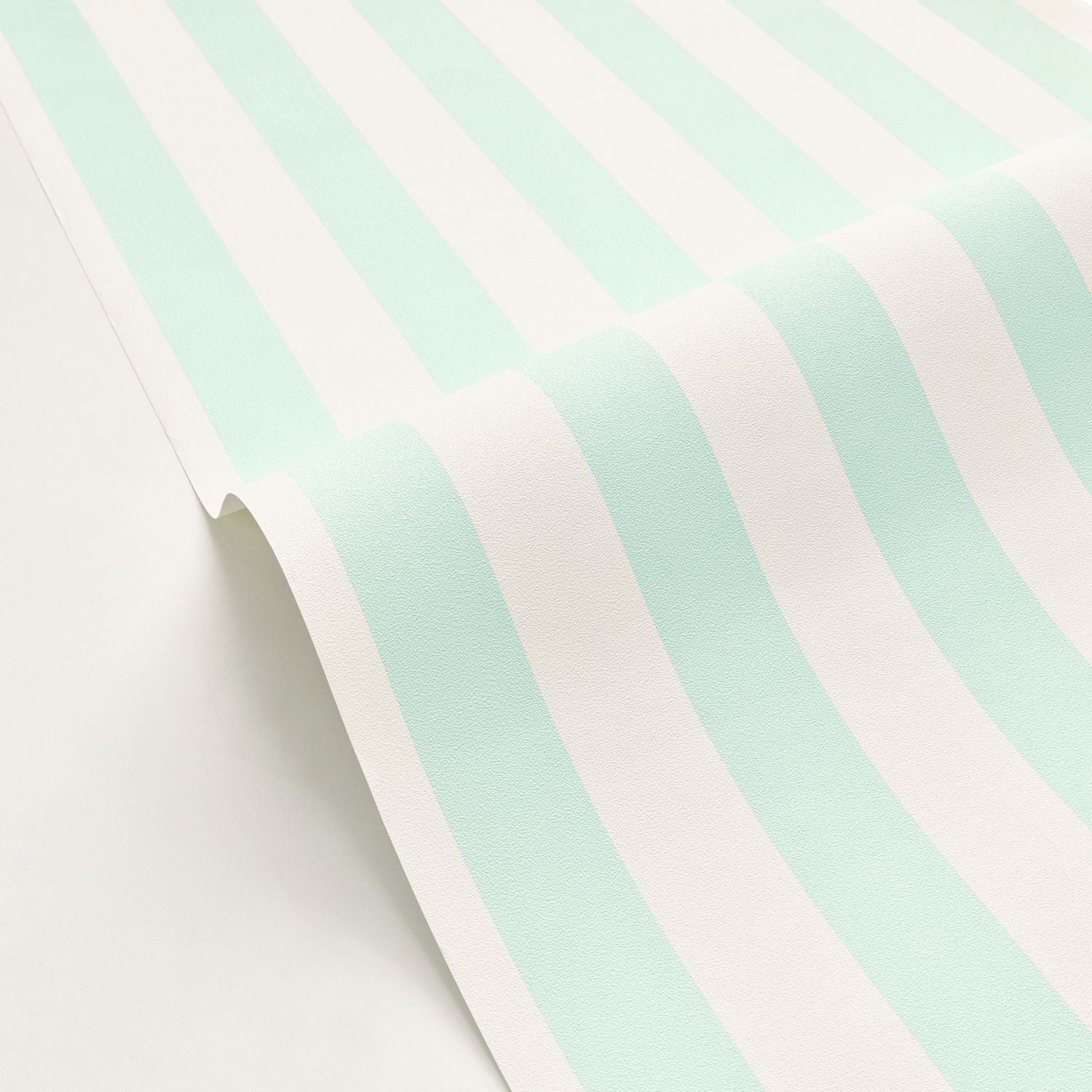 Little Lines Wallpaper - Vert Menthe - Caselio - 104037000