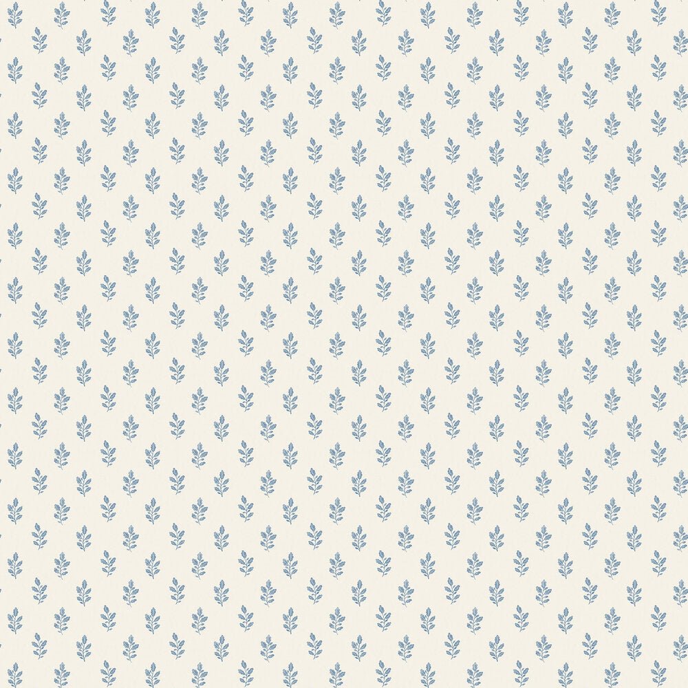 Little Oak Wallpaper - Blue - Boråstapeter - 7775 - Premier Wallcovering