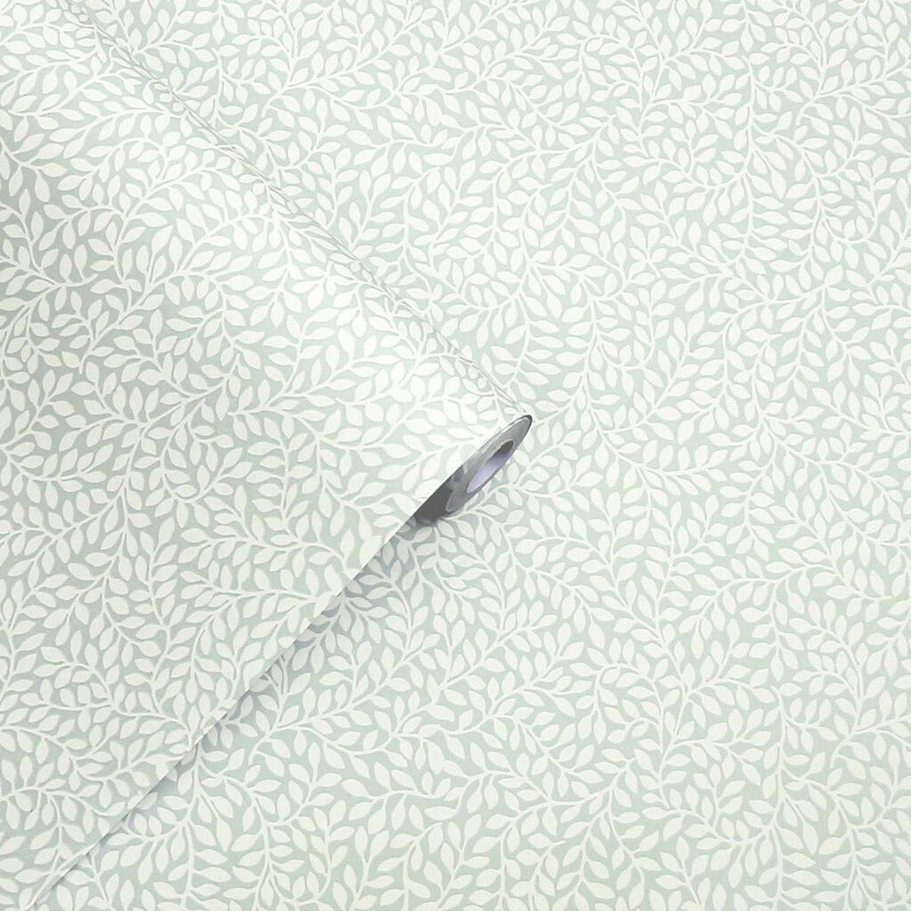 Little Vines Wallpaper - Duck Egg - Laura Ashley - 113351 - Premier Wallcovering