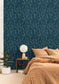 Little Woods Wallpaper - Bleu Nuit - Caselio - 102946679