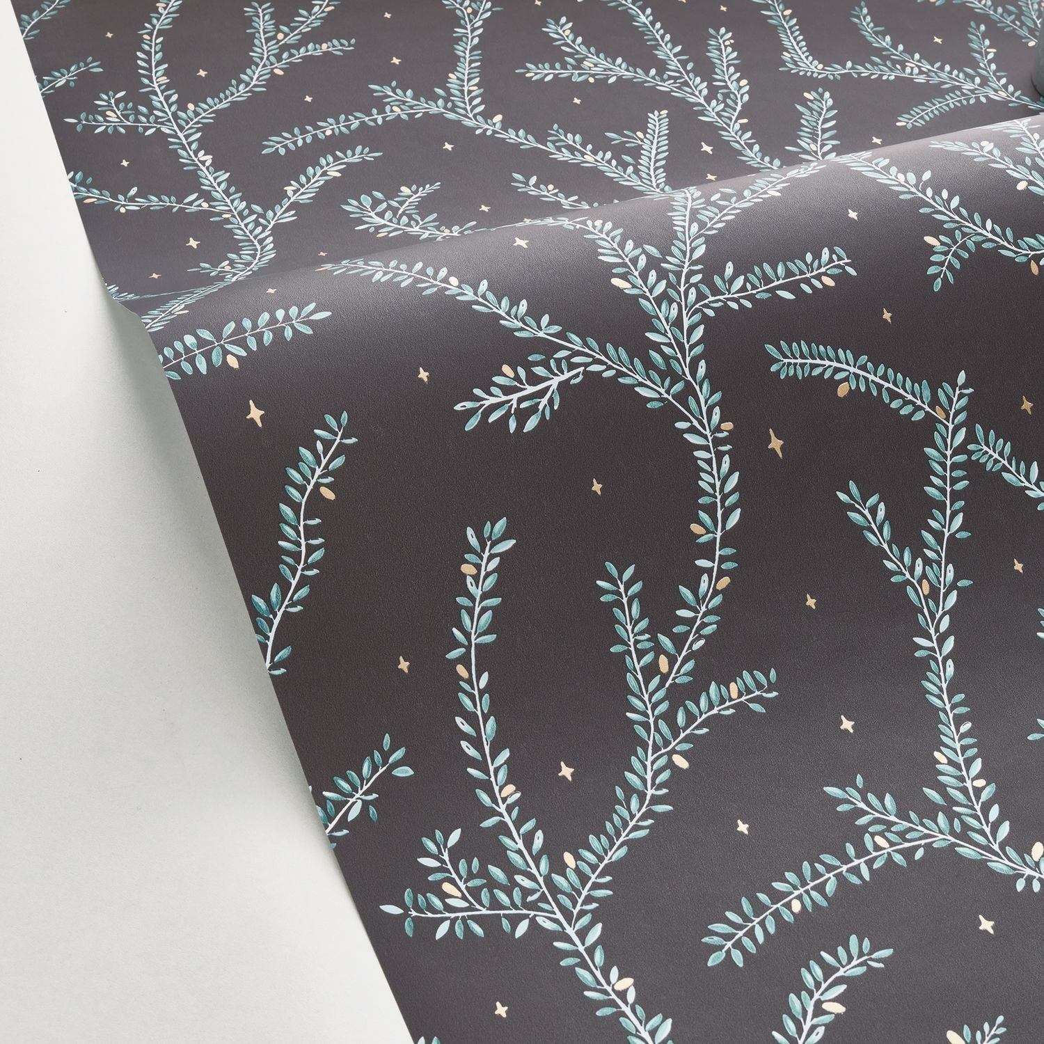 Little Woods Wallpaper - Noir - Caselio - 102947983