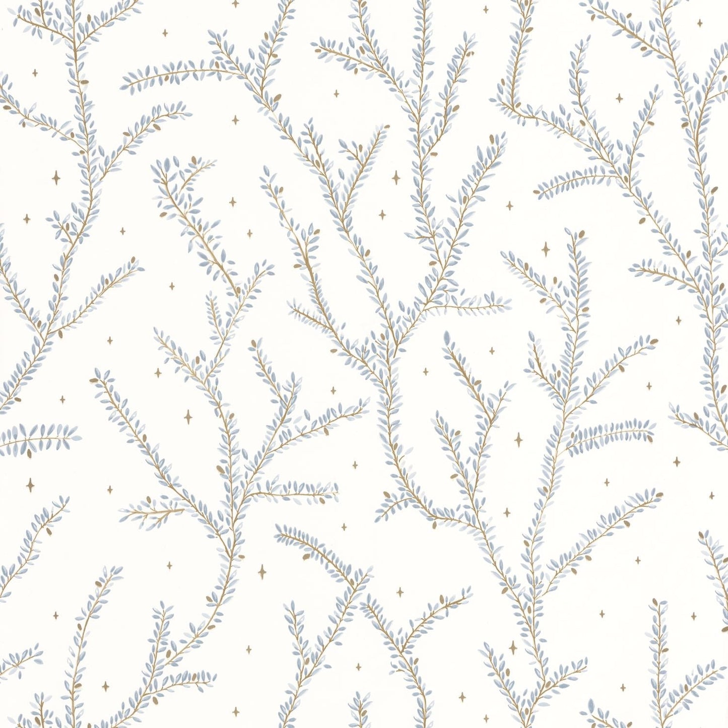 Little Woods Wallpaper - Bleu Jaune - Caselio - 102946030