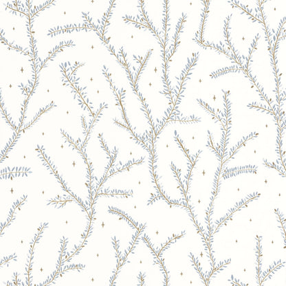 Little Woods Wallpaper - Bleu Jaune - Caselio - 102946030