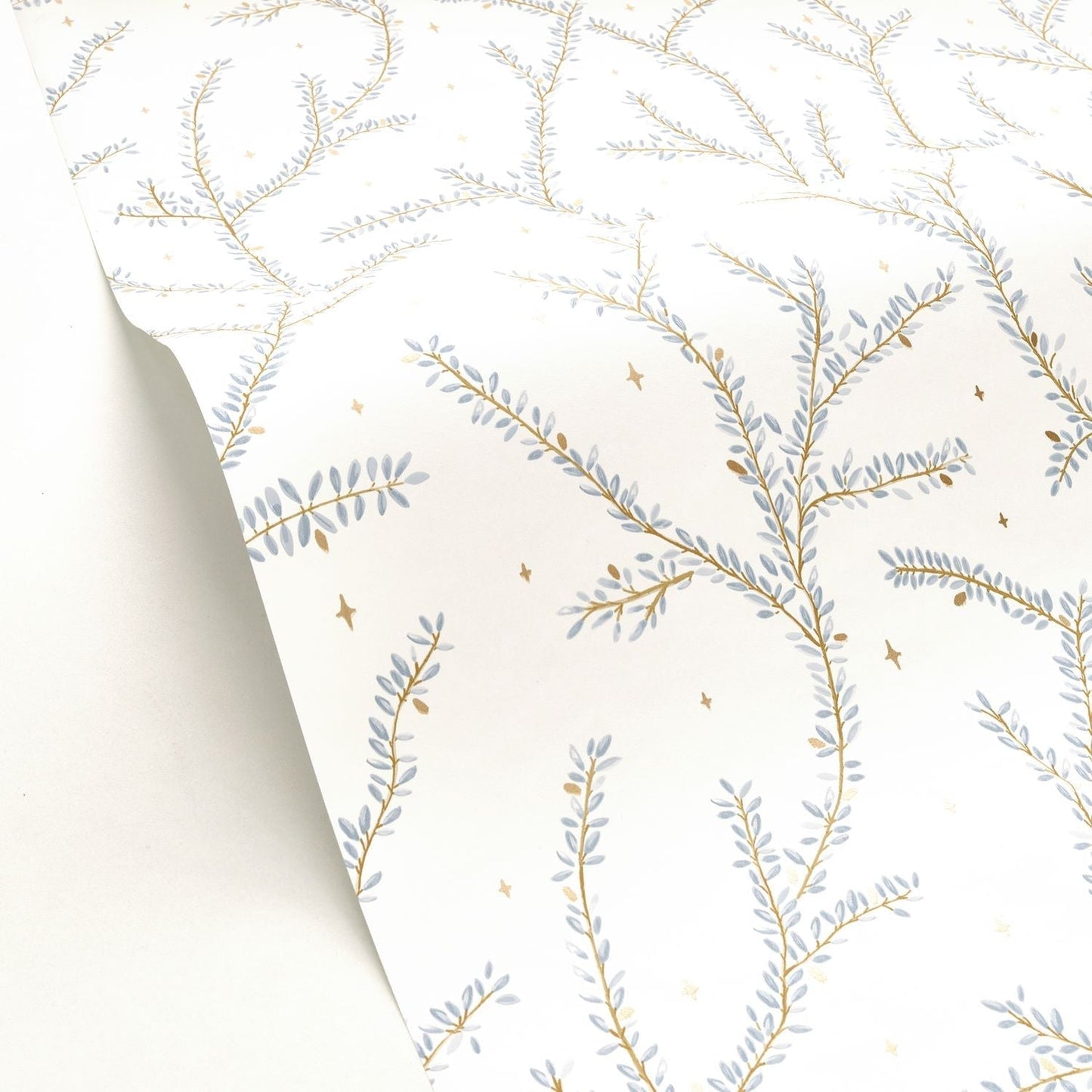 Little Woods Wallpaper - Bleu Jaune - Caselio - 102946030