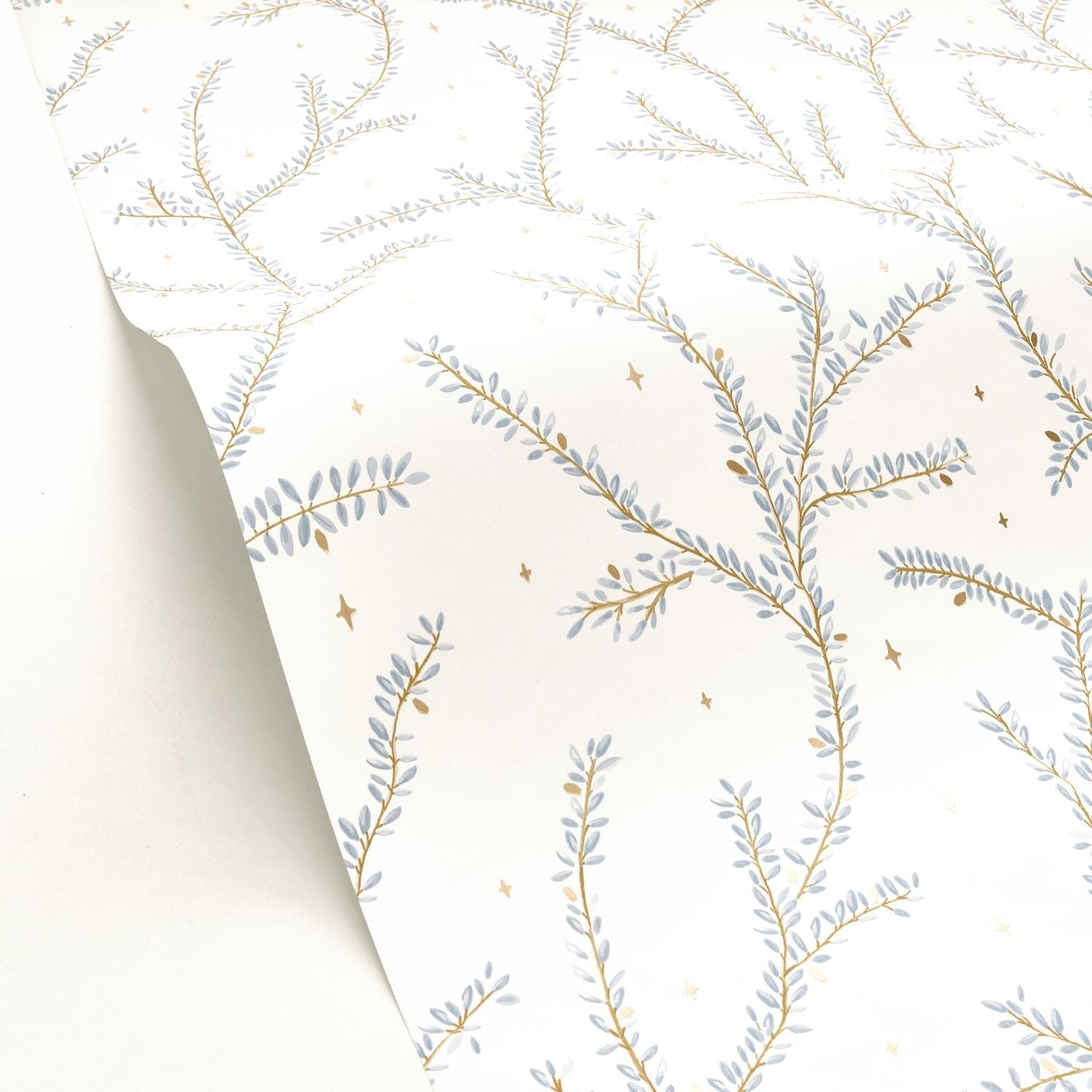 Little Woods Wallpaper - Bleu Jaune - Caselio - 102946030