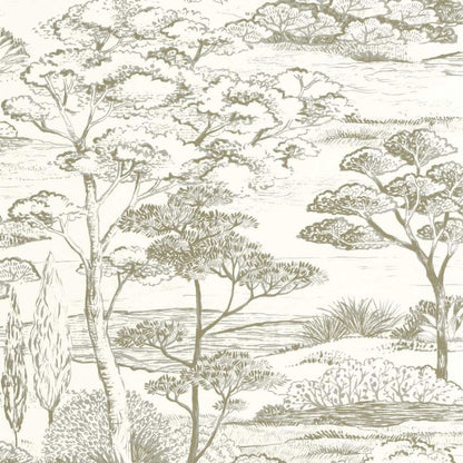 Littoral Sentier Des Dunes Wallpaper - Argile - Casadeco - 200936400 - Premier Wallcovering