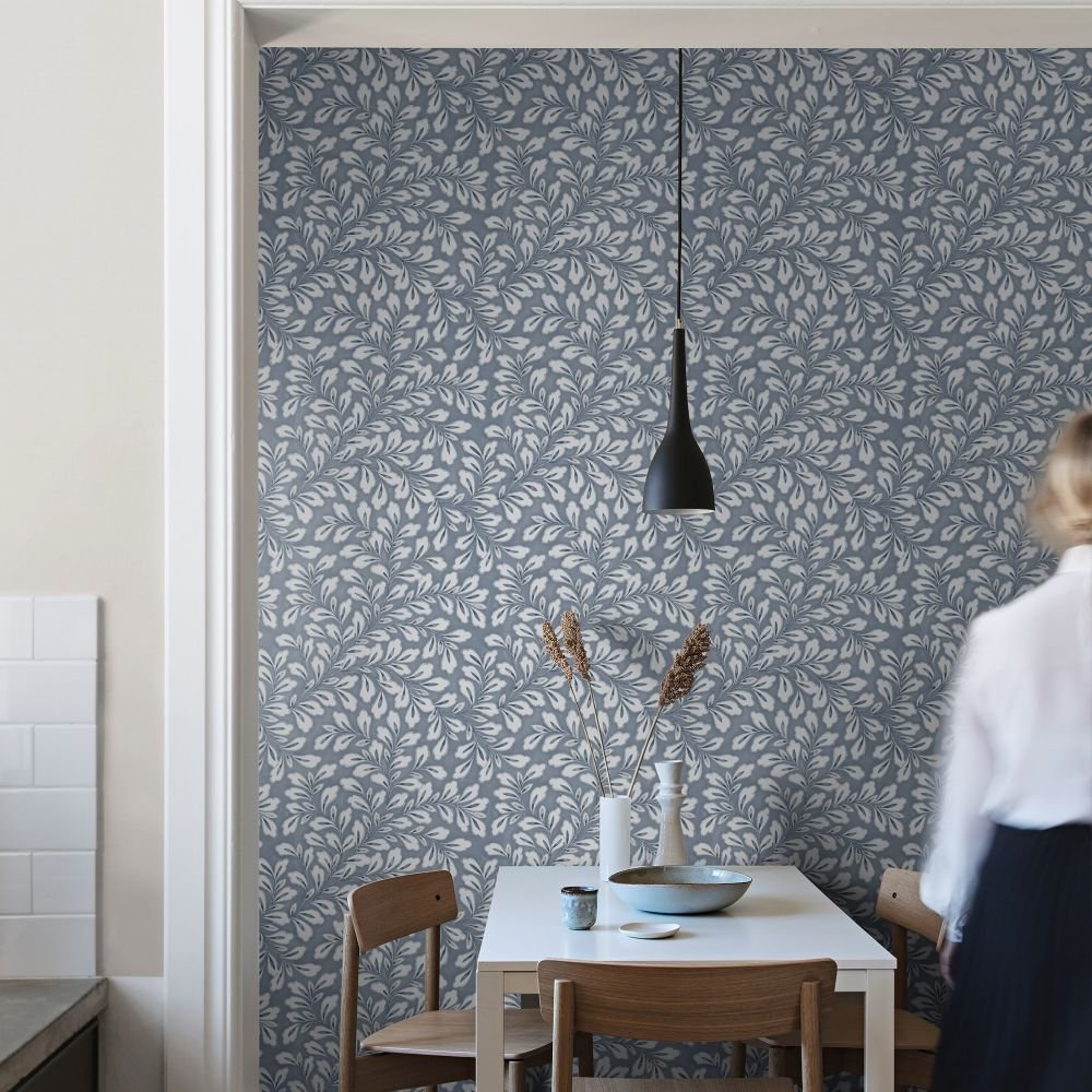 Liv Wallpaper - Blue - Boråstapeter - 7428 - Premier Wallcovering