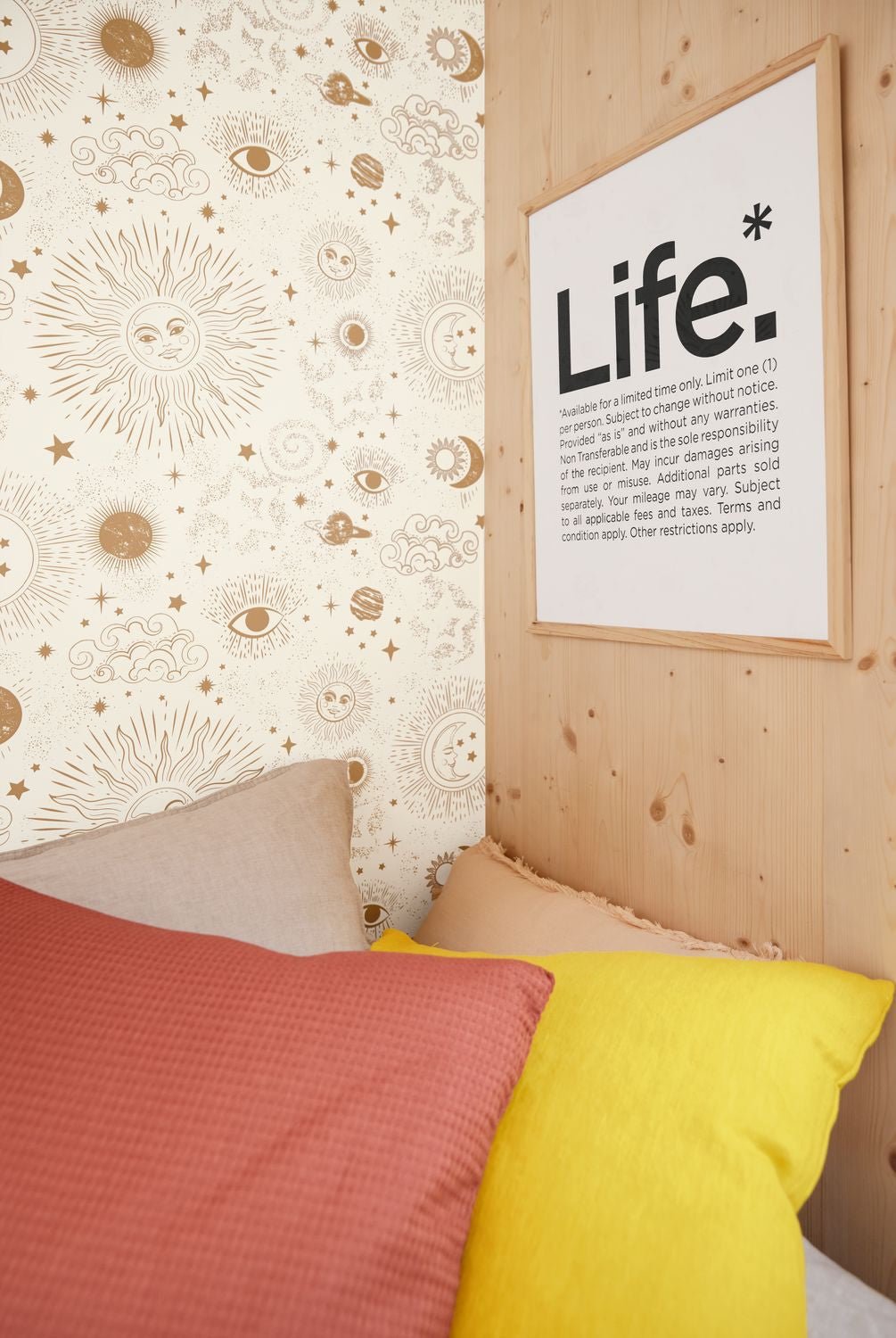 Live Your Dreams Wallpaper - Blanc Dore - Caselio - 103240020