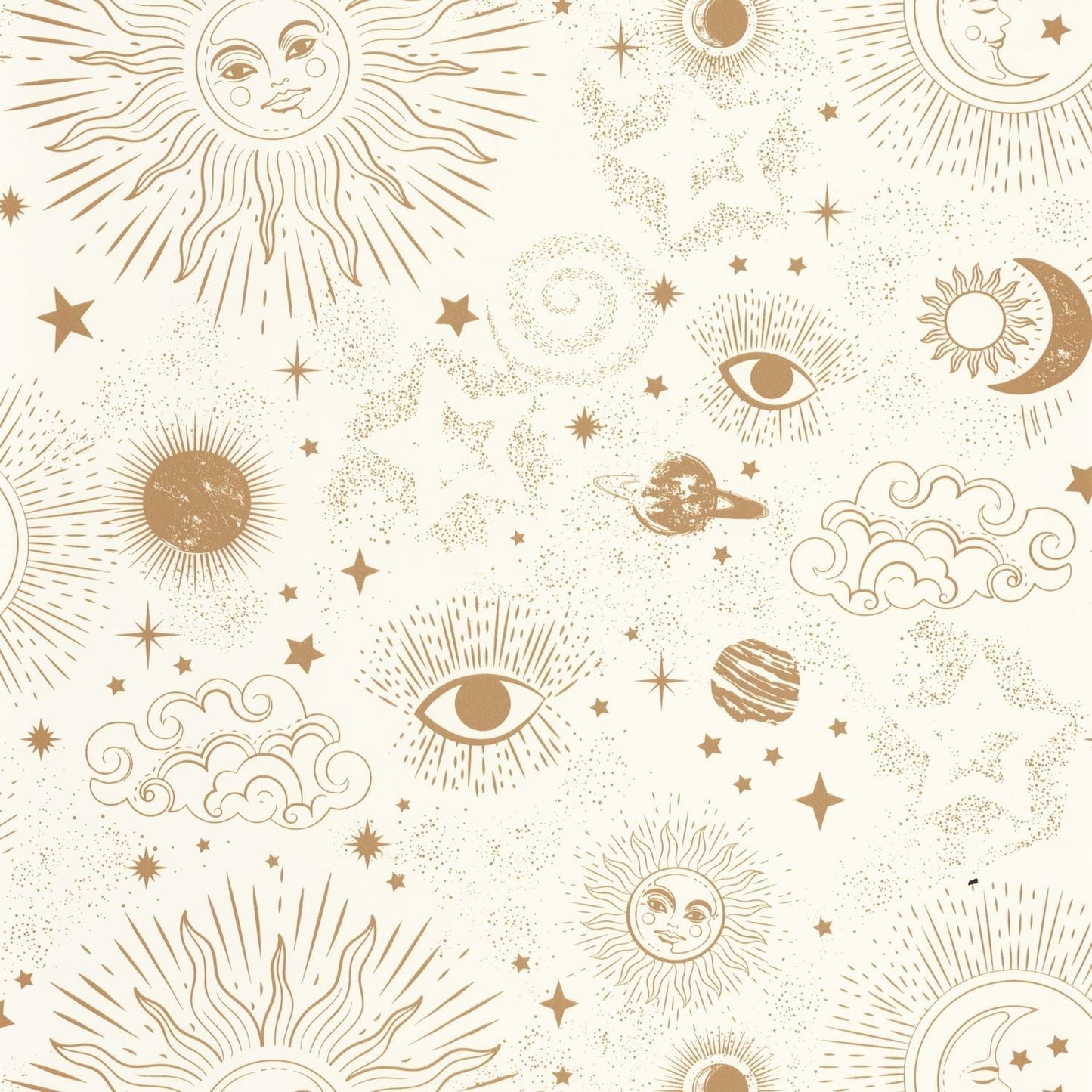 Live Your Dreams Wallpaper - Blanc Dore - Caselio - 103240020