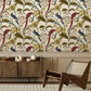 Living Branches Wallpaper - Red, Turquoise and Ecru - Josephine Munsey - JMW-100621 - Premier Wallcovering