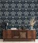 Llewelyn Bowen Damask Sauvage Wallpaper - Blue - Galerie - LB25167 - Premier Wallcovering