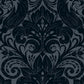 Llewelyn Bowen Damask Sauvage Wallpaper - Navy - Galerie - LB25169 - Premier Wallcovering
