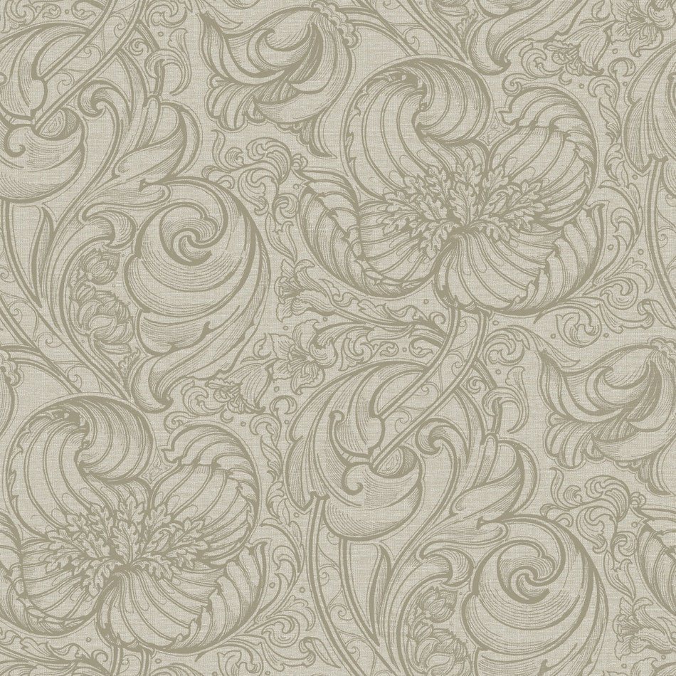 Llewelyn Bowen Down the Dilly Wallpaper - Beige - Galerie - LB25112 - Premier Wallcovering
