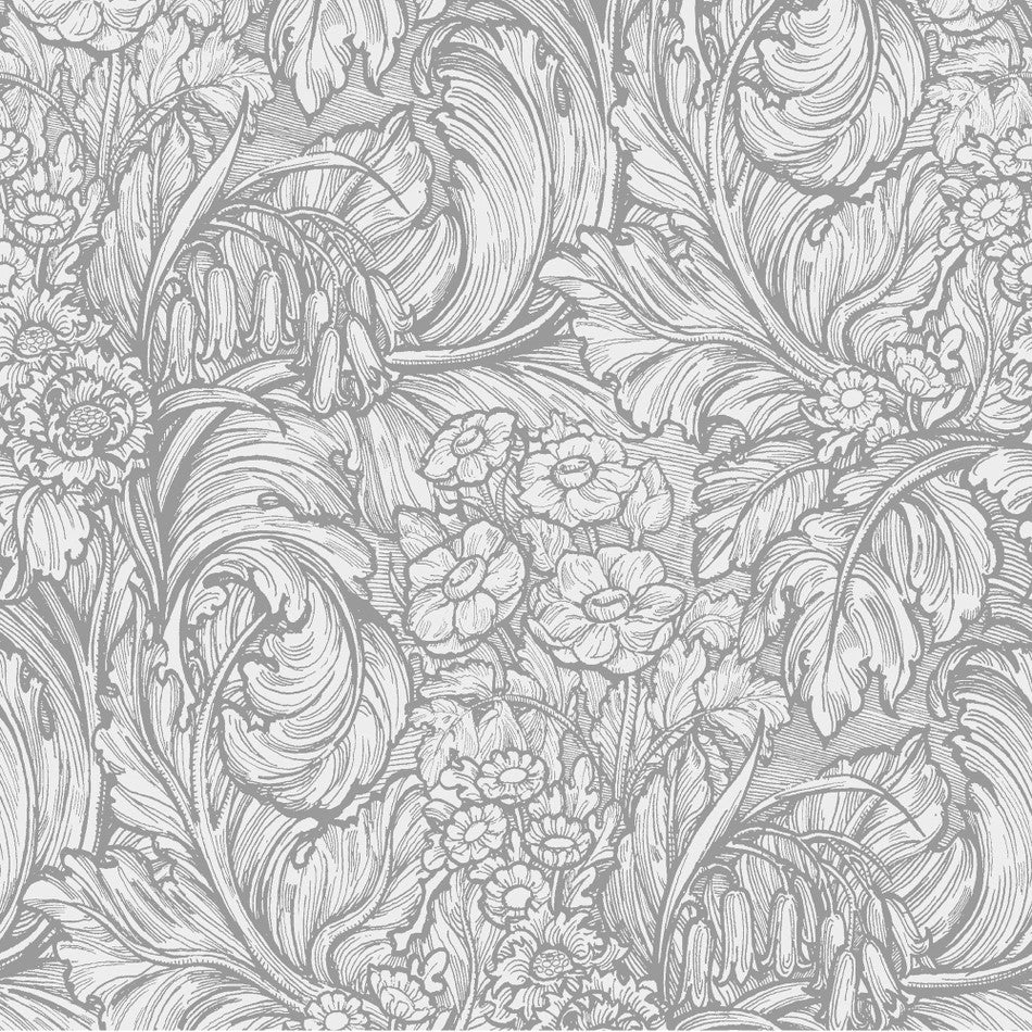 Llewelyn Bowen Hedgerovia Wallpaper - Grey - Galerie - LB25137 - Premier Wallcovering