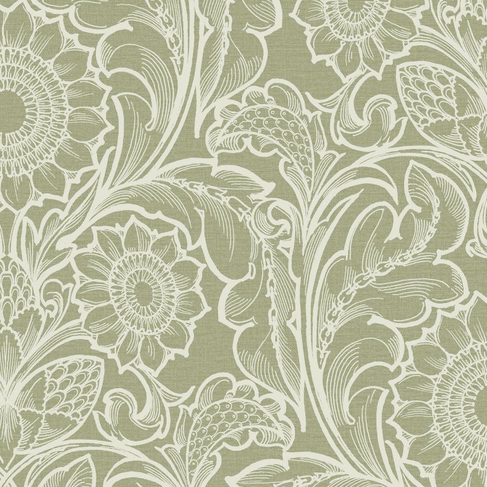 Llewelyn Bowen Sunnyside Up Wallpaper - Green - Galerie - LB25153 - Premier Wallcovering
