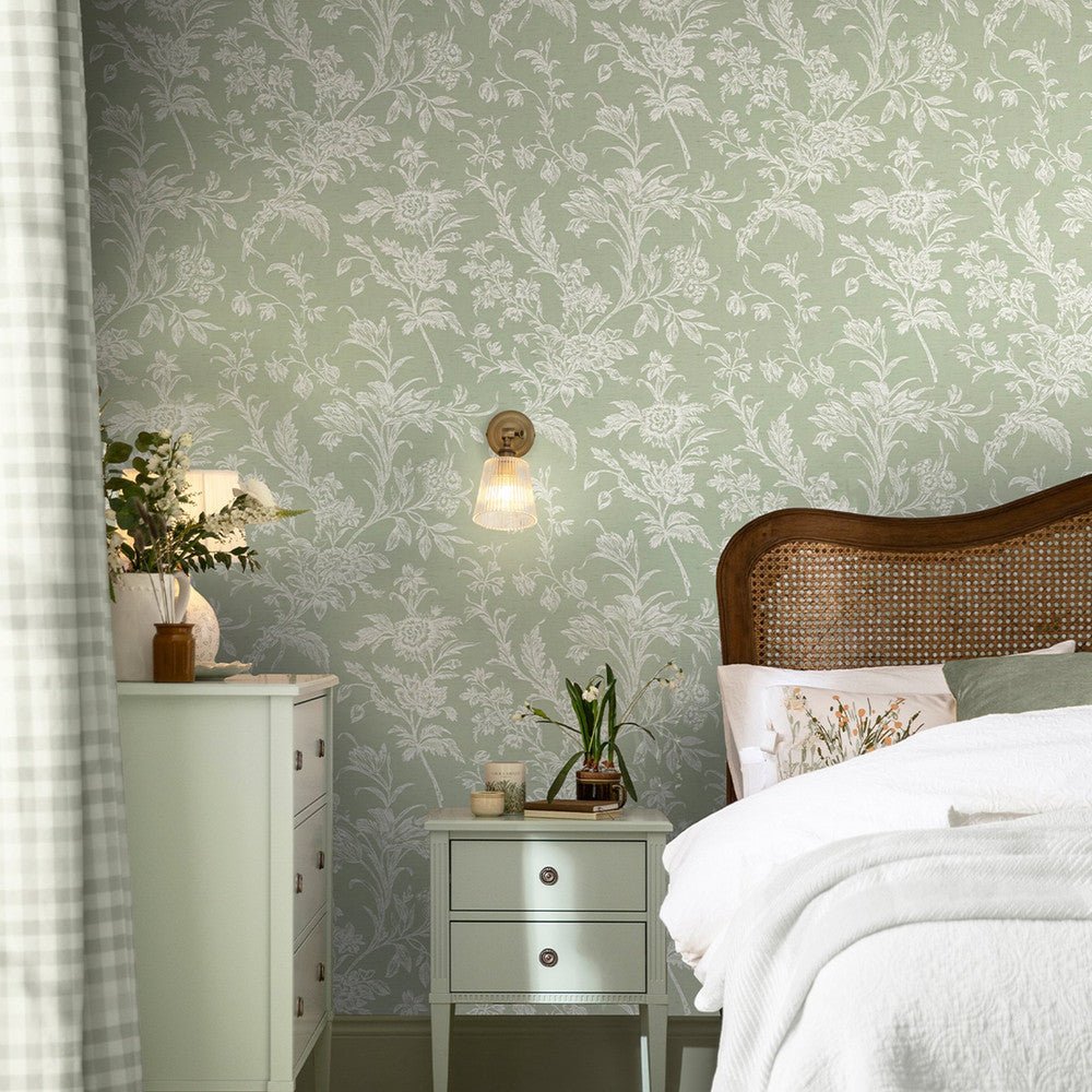 Lloyd Wallpaper - Sage Green - Laura Ashley - 130116 - Premier Wallcovering