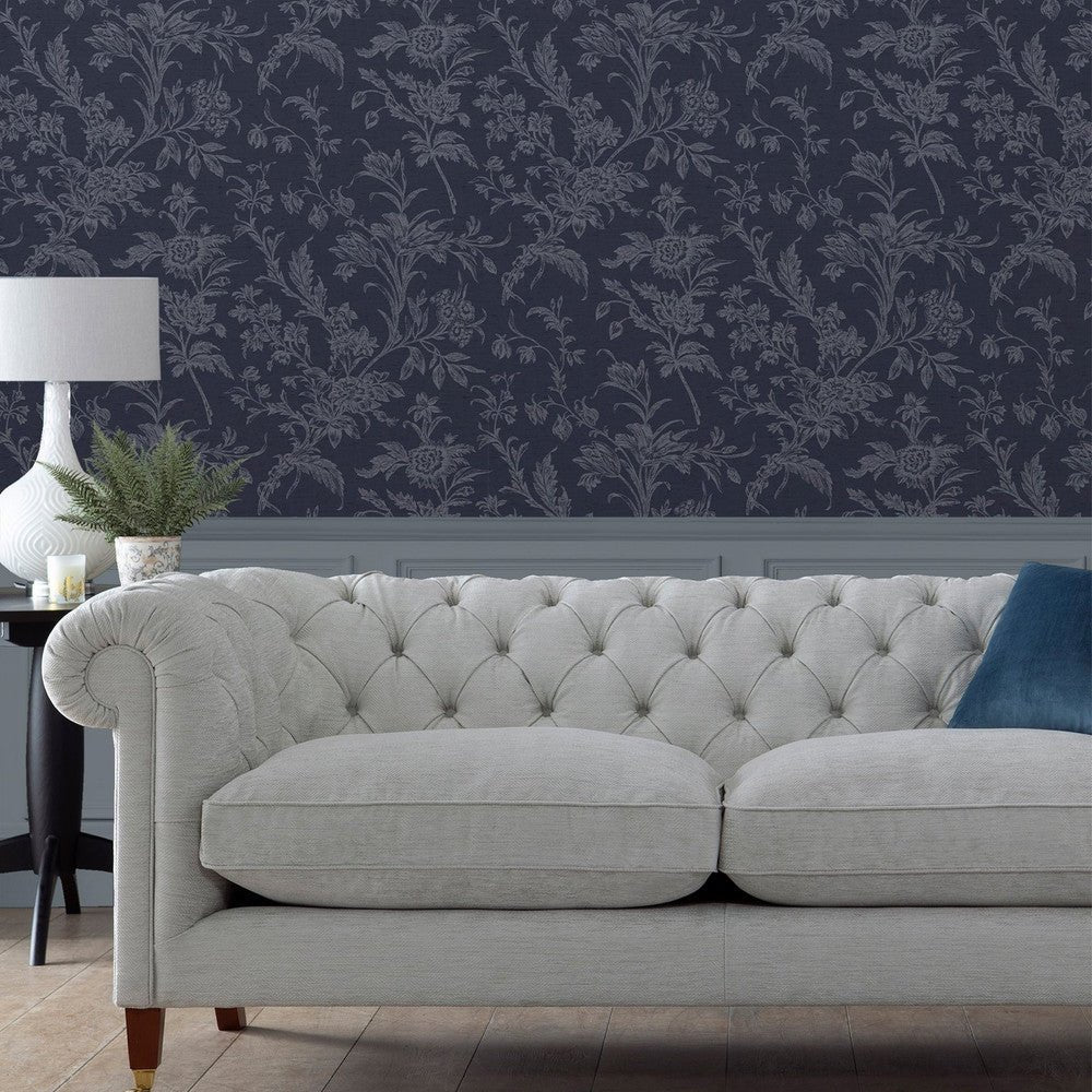 Lloyd Wallpaper - Midnight Seaspray - Laura Ashley - 127392 - Premier Wallcovering