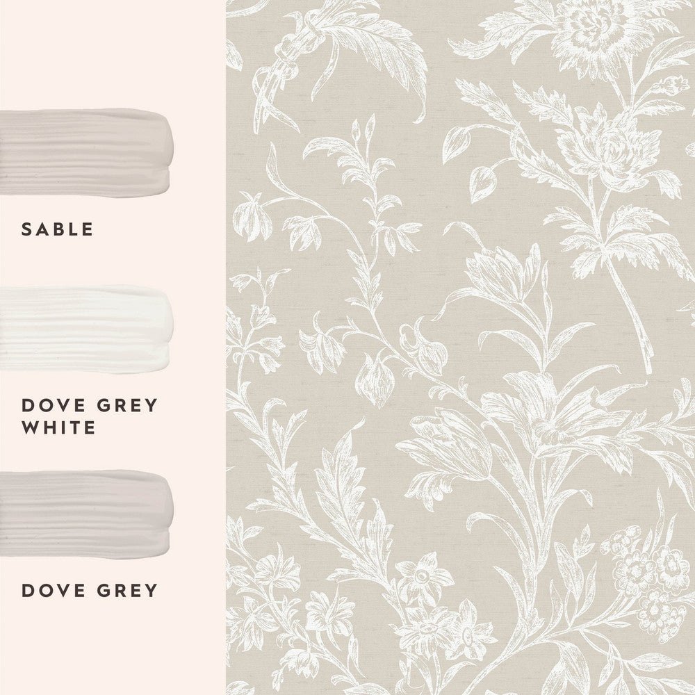 Lloyd Wallpaper - Dove Grey - Laura Ashley - 127391 - Premier Wallcovering
