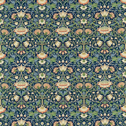Lodden Fabric - Indigo/Mineral - Morris & Co - 222521 - Premier Wallcovering