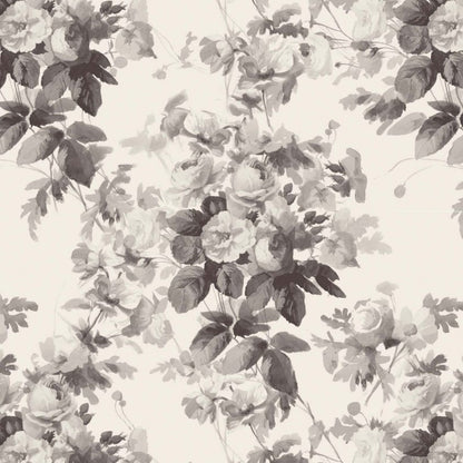 London Rose Wallpaper - Smoke Grey - House of Hackney - 1-WA-LON-TR-GRY-XXX-001