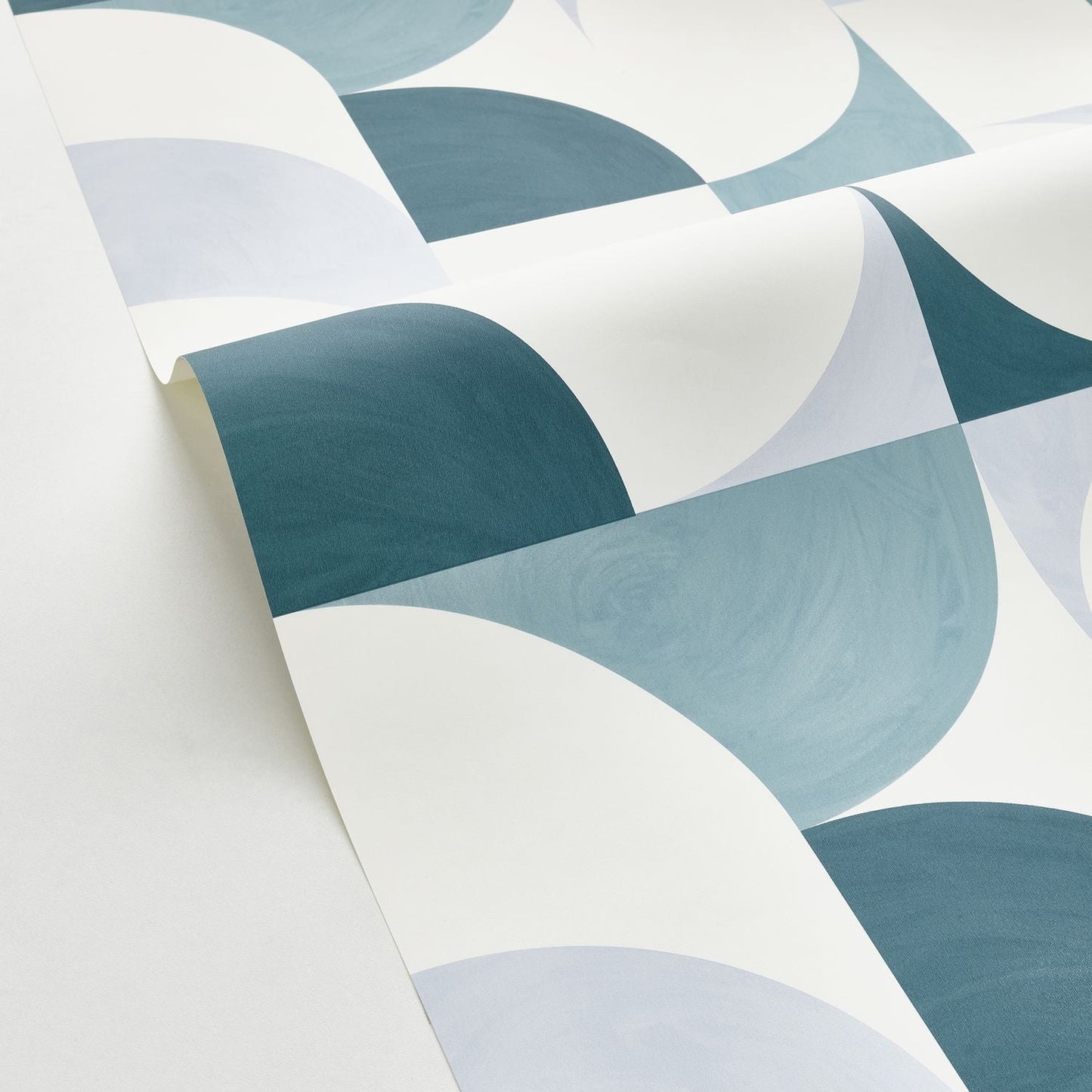 Look Around Wallpaper - Bleu Canard - Caselio - 102896000