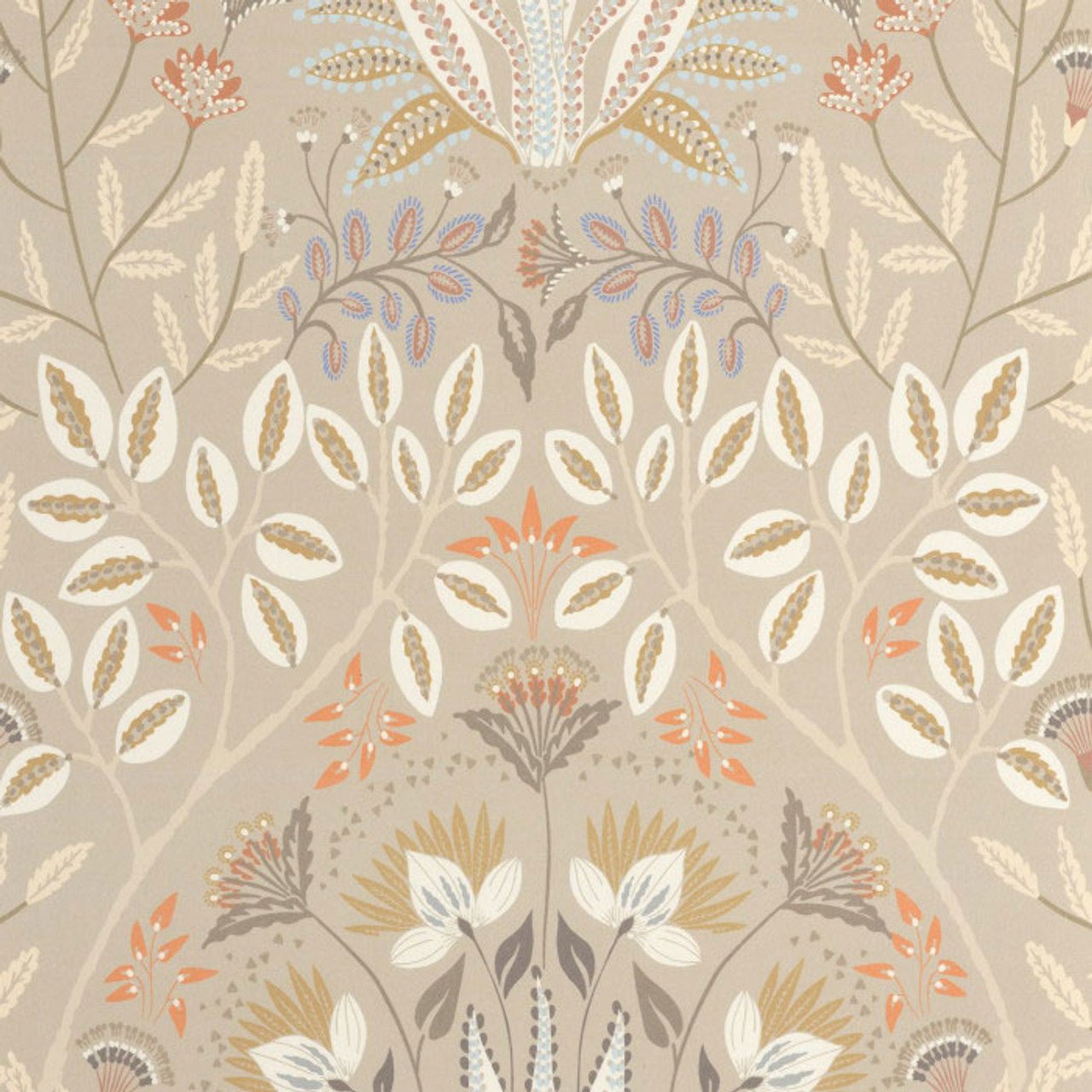 Lords Derby Wallpaper - Taupe - Casadeco - 89291299 - Premier Wallcovering