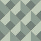 Losange Perception Wallpaper - Vert De Gris - Casadeco - 86517217 - Premier Wallcovering