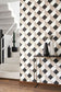 Losange Perception Wallpaper - Beige And Noir - Casadeco - 86511510 - Premier Wallcovering