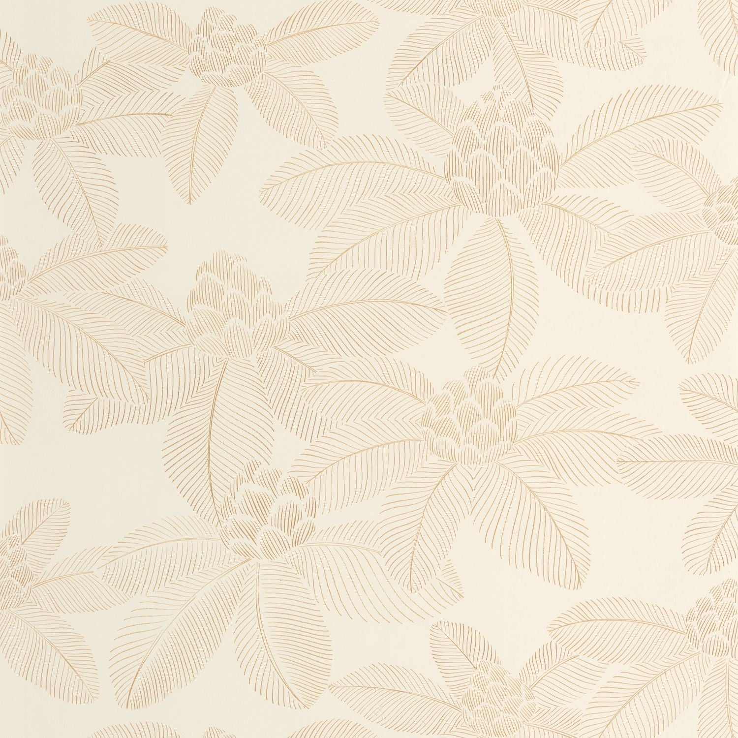 Lotus Wallpaper - Beige - Caselio - 106650268