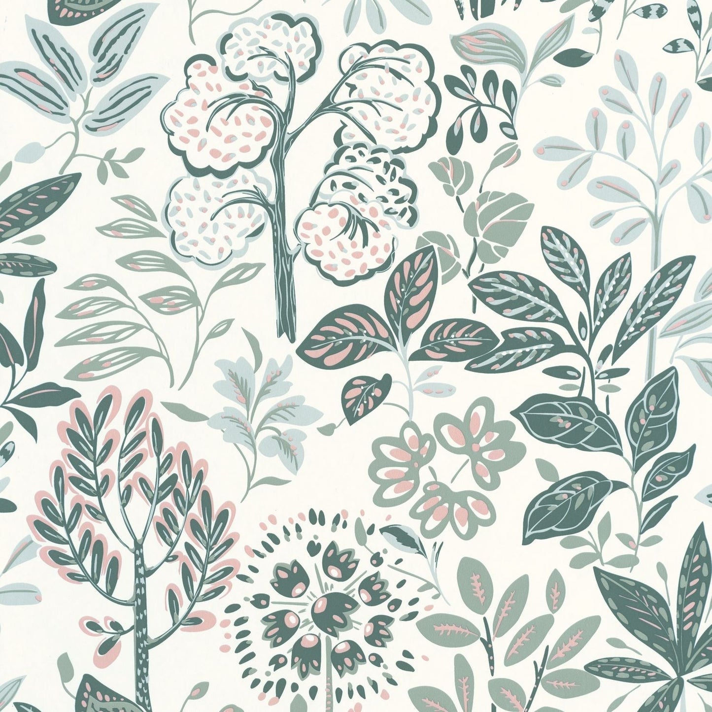 Louise Wallpaper - Vert De Gris - Caselio - 103117000