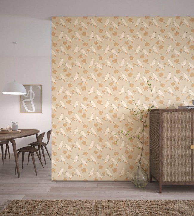 Love Birds Wallpaper - Flamenco - NESW112219 - Scion