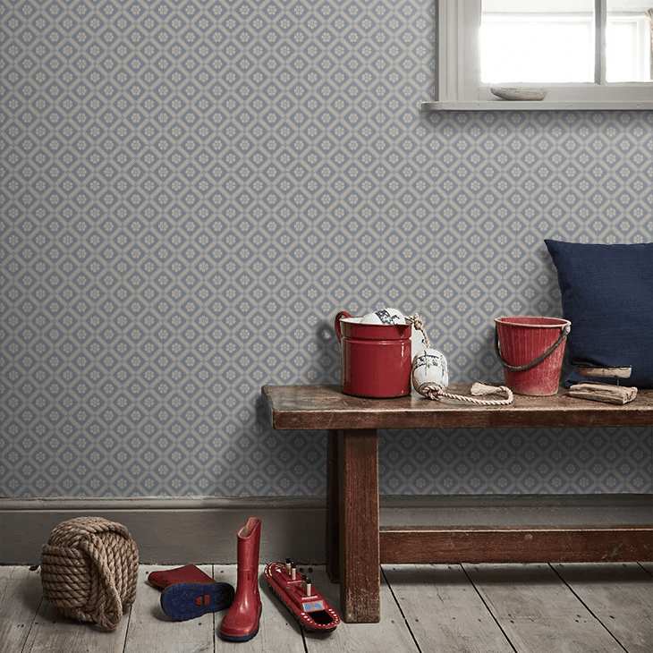 Love Wallpaper - Blue - Boråstapeter - 4820 - Premier Wallcovering