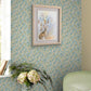 Loveston Wallpaper - Newport Blue - Laura Ashley - 121075 - Premier Wallcovering